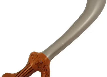 Aufblasbares Piratenschwert 60cm - Braun, Kinder Spielzeug, Kostümzubehör, Gartenspiele TK Gruppe® Grosshandel 