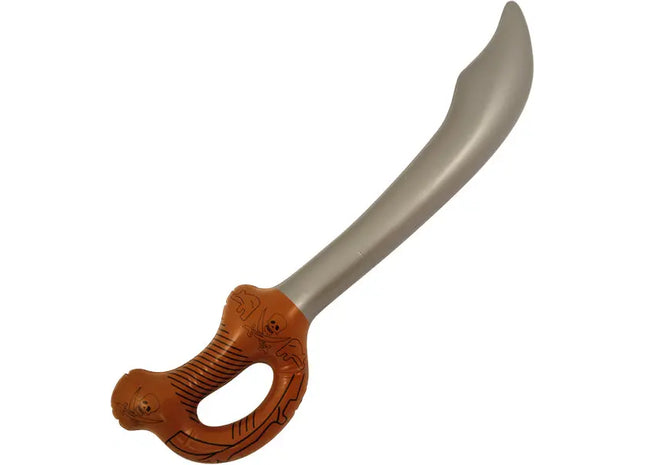 Aufblasbares Piratenschwert 60cm - Braun, Kinder Spielzeug, Kostümzubehör, Gartenspiele TK Gruppe® Grosshandel 