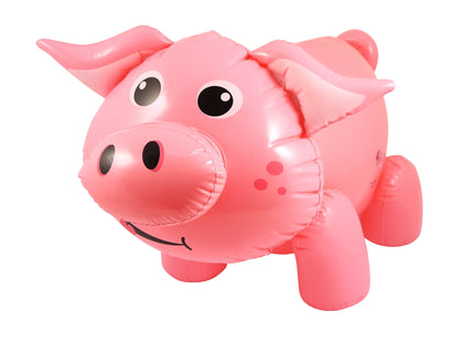 Aufblasbares Schwein, 55 cm – Partydekoration und Gartenspielzeug für Kinder TK Gruppe® Grosshandel 