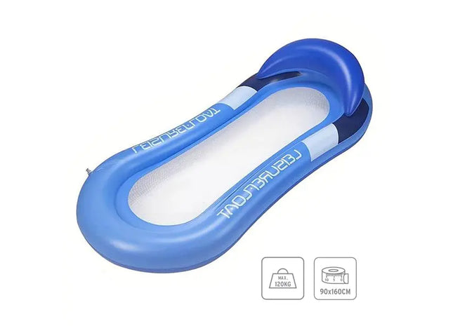 Aufblasbares Wasserbett, Große Schwimmmatratze, ca. 160x90cm, Ideal für Poolentspannung TK Gruppe® Grosshandel 