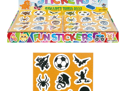 Aufkleber-Set für Jungen 10x11,5 cm, 12 Stück Pro Karte – vielseitige Kindersticker TK Gruppe® Grosshandel 