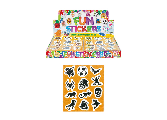 Aufkleber-Set für Jungen 10x11,5 cm, 12 Stück Pro Karte – vielseitige Kindersticker TK Gruppe® Grosshandel 