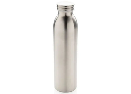 Auslaufgeschützte Kupfer-Vakuum-Flasche - Silber - Doppelwandige Edelstahl Thermoflasche TK Gruppe® Grosshandel 