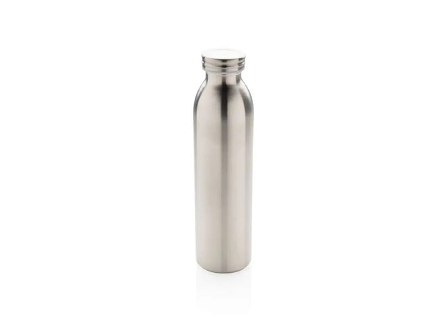 Auslaufgeschützte Kupfer-Vakuum-Flasche - Silber - Doppelwandige Edelstahl Thermoflasche TK Gruppe® Grosshandel 