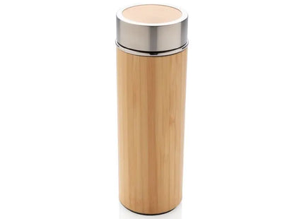Auslaufsichere Bambus-Vakuumflasche 650 ml, Braun, Thermisch & Stilvoll TK Gruppe® Grosshandel 