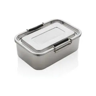 Auslaufsichere Lunchbox aus RCS recyceltem Edelstahl in Silber – Robust & Öko TK Gruppe® Grosshandel 