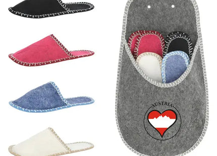 Austrian Guest Slipper Bundle - Cozy Footwear for Visitors from Austria TK Gruppe® Grosshandel 
