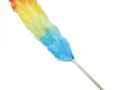 Ausziehbarer Federstaubwedel, Teleskopstiel 78cm bis 107cm, Staubwischer TK Gruppe® Grosshandel 