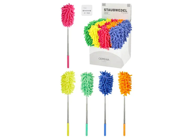 Ausziehbarer Staubfänger aus Chenille, 75 cm, 5er-Pack TK Gruppe® Grosshandel 