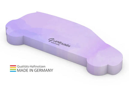 Auto-förmige Sticky Notes, 100 Blatt inkl. 4C-Druck: Kreative Notizen für Autofans TK Gruppe® Grosshandel 