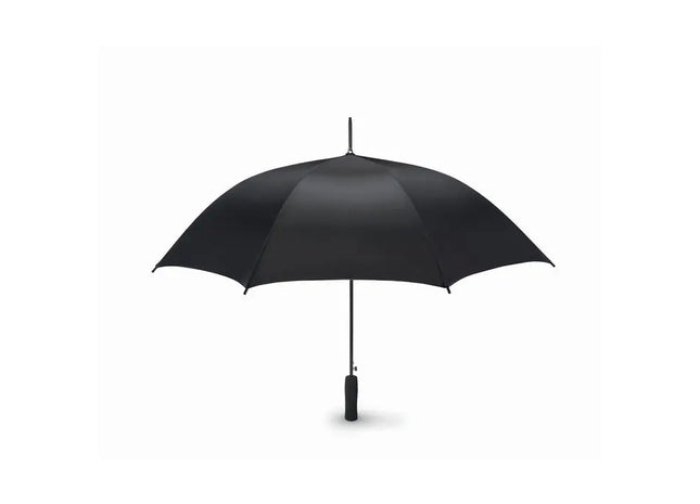 Automatik Regenschirm SMALL SWANSEA - Schwarz Kompakter Taschenschirm, Windfest & Stilvoll TK Gruppe® Grosshandel 