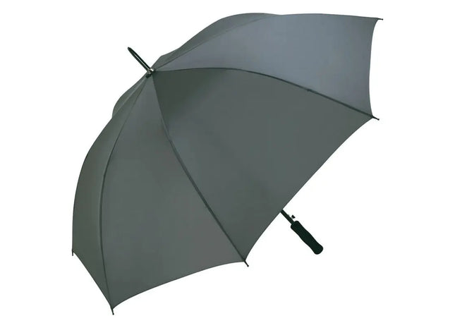 Automatik-Stockschirm für Gäste in elegantem Grau – Ideal für Alltagsgebrauch TK Gruppe® Grosshandel 
