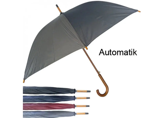 Automatik-Stockschirm, 90cm, in 4 verschiedenen Farben - Schnellöffnung, Robust TK Gruppe® Grosshandel 