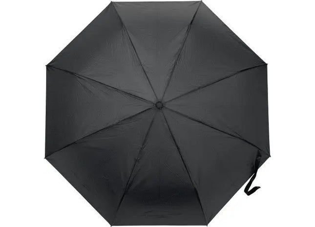 Automatik-Taschenschirm aus Pongee Ava in Schwarz - Stilvoller Schutz bei unerwartetem Regen TK Gruppe® Grosshandel 
