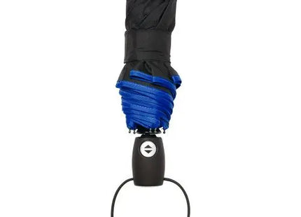 Automatik Taschenschirm aus Pongee-Polyester Ben in Blau - Zuverlässiger Begleiter an Regentagen TK Gruppe® Grosshandel 