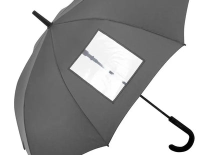 Automatischer Stockschirm FARE-View - grau: Stilvoll, robust, wetterfest TK Gruppe® Grosshandel 