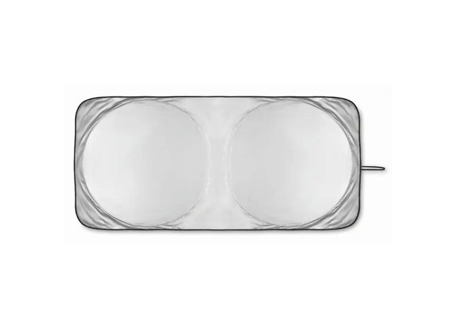 Autosonnenblende OMBRA POUCH in Mattsilber – Effektiver Sonnenschutz fürs Auto TK Gruppe® Grosshandel 