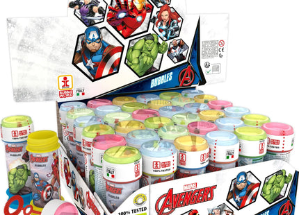 Avengers Bubble Tubs 60ml mit Puzzle-Maze-Deckel - Seifenblasen-Spielzeug TK Gruppe® Grosshandel 