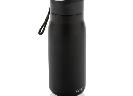Avira Ain Reise-Trinkflasche, 150ml aus recyceltem Edelstahl - Schwarz TK Gruppe® Grosshandel 