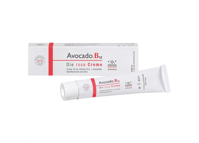Avocado & B12 Rosa Hautcreme - Nährende Pflegeformel, 50ml TK Gruppe® Grosshandel 
