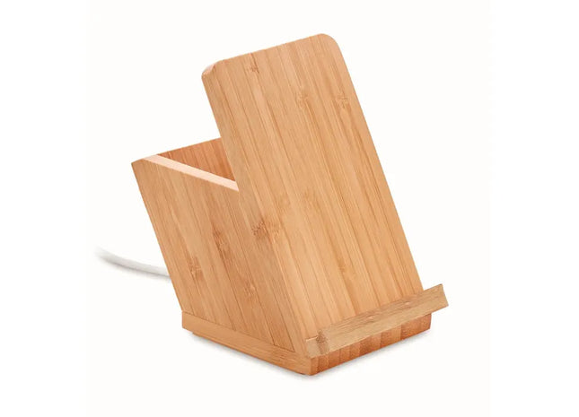 BAICOI Holz Stifthalter mit Induktiver Ladefunktion – Büroaccessoire TK Gruppe® Grosshandel 