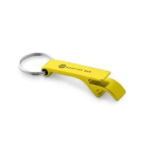 BAITT Keychain with Bottle Opener - Vibrant Yellow, Multi-Function Tool, 100 mm TK Gruppe® Grosshandel 