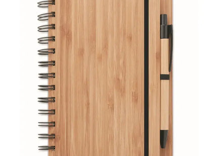 BAMBLOC Notizbuch mit Bambusdeckel – Nachhaltig & Stilvoll für Notizen TK Gruppe® Grosshandel 