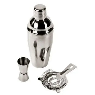 BARKEEPER Edelstahl Cocktailshaker-Set in Silber – Must-Have für Bartender TK Gruppe® Grosshandel 