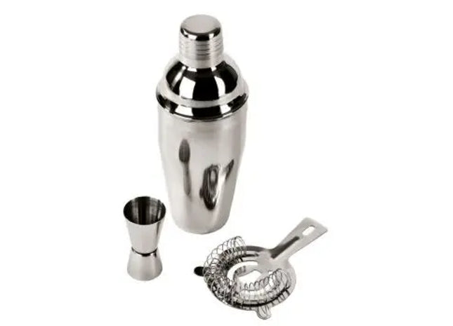 BARKEEPER Edelstahl Cocktailshaker-Set in Silber – Must-Have für Bartender TK Gruppe® Grosshandel 