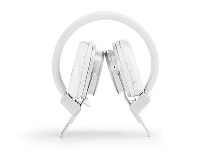 BARON Weißer Faltbarer & Verstellbarer Kopfhörer - Robustes ABS TK Gruppe® Grosshandel 