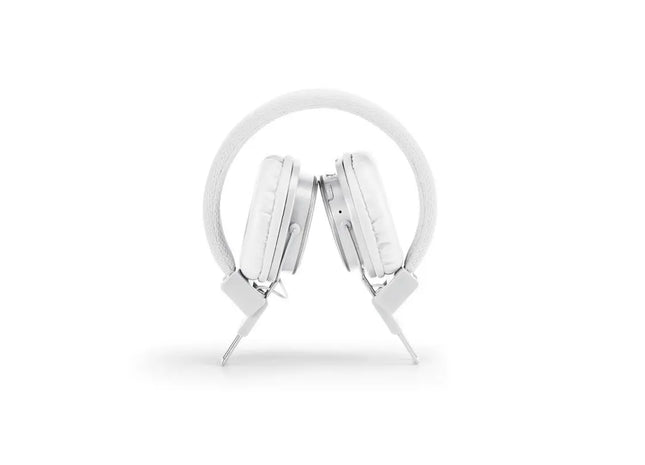 BARON Weißer Faltbarer & Verstellbarer Kopfhörer - Robustes ABS TK Gruppe® Grosshandel 