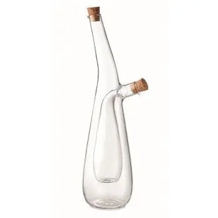 BARRETIN Öl- und Essigflasche, Transparent mit stilvollem Design - 250ml TK Gruppe® Grosshandel 