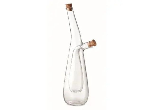 BARRETIN Öl- und Essigflasche, Transparent mit stilvollem Design - 250ml TK Gruppe® Grosshandel 