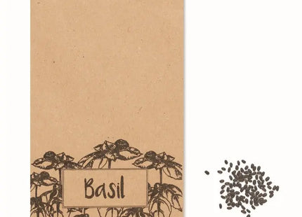 BASILLOP Samenpaket in Beige – Züchten Sie aromatischen Basilikum leicht gemacht TK Gruppe® Grosshandel 