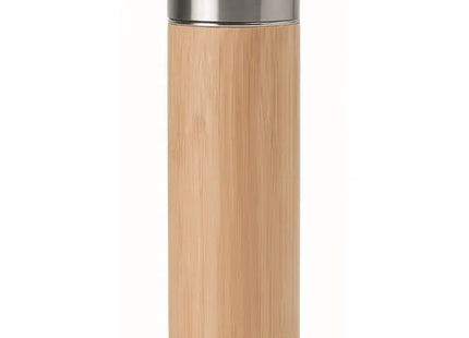 BATUMI Doppelwandige Trinkflasche, Holzdesign, 400 ml, Isoliert TK Gruppe® Grosshandel 