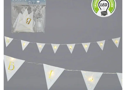 BE HAPPY LED Lichterkette, 8 Stränge, je 150cm - Stimmungsvolle Beleuchtung TK Gruppe® Grosshandel 