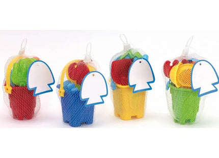 BEACHLIFE Farbiges Sandeimer-Set Kreativer Spielspaß für Strand & Garten TK Gruppe® Grosshandel 