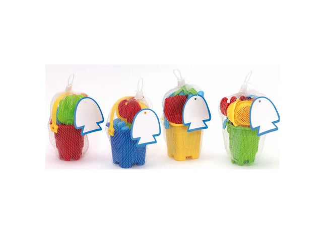 BEACHLIFE Farbiges Sandeimer-Set Kreativer Spielspaß für Strand & Garten TK Gruppe® Grosshandel 