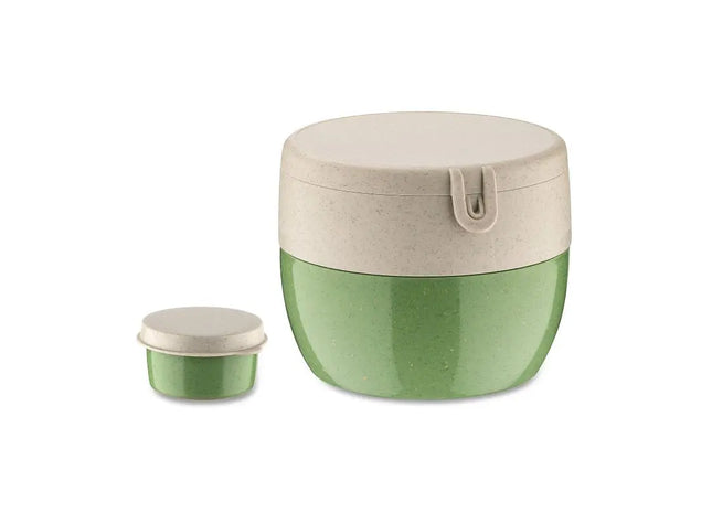 BENTOBOX M Lunchbox - Nature Leaf Green Stilvoll & Praktisch Vielseitige Mahlzeitenaufbewahrung TK Gruppe® Grosshandel 