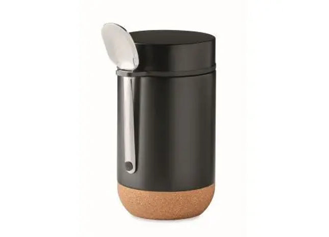 BETTNA Schwarzer Vorratsbehälter 400ml - Modern & Luftdicht TK Gruppe® Grosshandel 