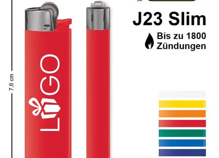 BIC J23 Slim Feuerzeug – Schlankes Design, zuverlässig, langlebig TK Gruppe® Grosshandel 