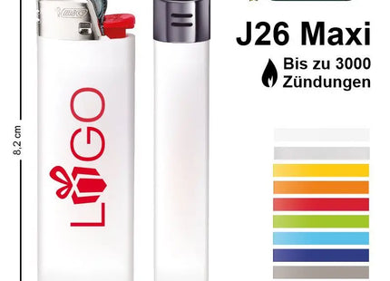 BIC J26 Maxi Feuerzeug – Groß, langlebig, zuverlässig für vielseitigen Einsatz TK Gruppe® Grosshandel 