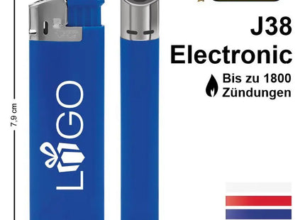 BIC J38 Electronic Feuerzeug – Elektronisch, langlebig, zuverlässig für täglichen Gebrauch TK Gruppe® Grosshandel 