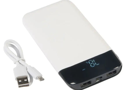 BIG CAP Powerbank - Große Kapazität, Elegant Weiß TK Gruppe® Grosshandel 