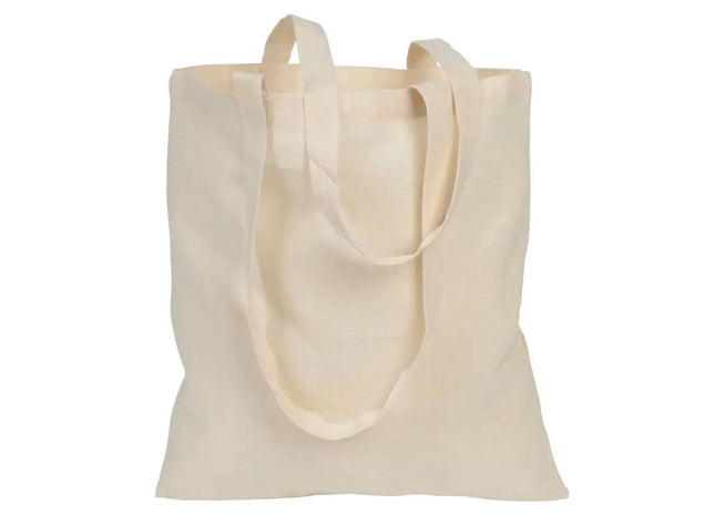 BIG PURE Beige Baumwolltasche, Groß & Robust, Öko-Freundlich TK Gruppe® Grosshandel 