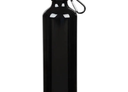 BIG TRANSIT Schwarze Aluminium-Trinkflasche - 750ml Kapazität TK Gruppe® Grosshandel 