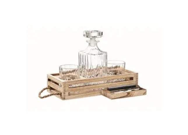 BIGWHISK Luxus Whiskey-Set aus Holz – Edles Tasting-Erlebnis TK Gruppe® Grosshandel 