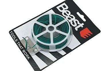 BINDEDRAHT : Hochwertiger Drahtbinder: Vielseitiger Bindedraht für Bau, Handwerk und Gartenarbeit - Robuster Drahtspule, Bindematerial für vielfältige Projekte TK Gruppe® Grosshandel 