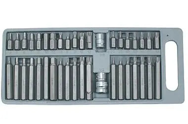 BITSATZ ;Premium Bit-Set für jeden Bedarf: Profi-Schraubendreher-Kit mit Ratsche, Phillips, Torx und Inbus - Umfangreiches 100-teiliges Set in praktischem Aufbewahrungskoffer TK Gruppe® Grosshandel 