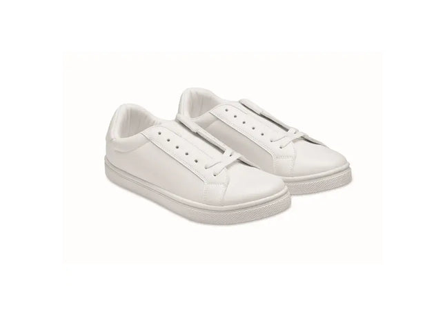 BLANCOS Sneakers Gr. 46 aus PU-Leder – Reinweiß & Stilvoll TK Gruppe® Grosshandel 